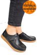 Mocasini negri piele naturala pspl305