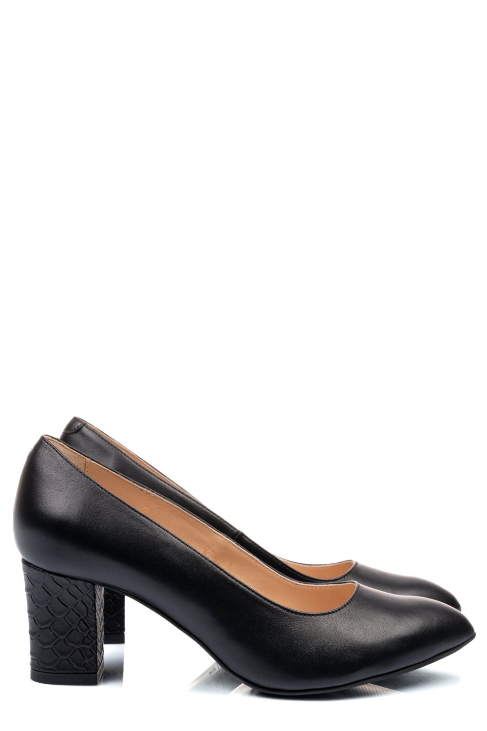 PANTOFI DAMA GUBAN PIELE NATURALA NEGRI TOC SNK 4S77292