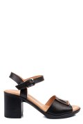 SANDALE NEGRE PIELE NATURALA 0S7756