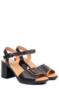 SANDALE NEGRE PIELE NATURALA 0S7756