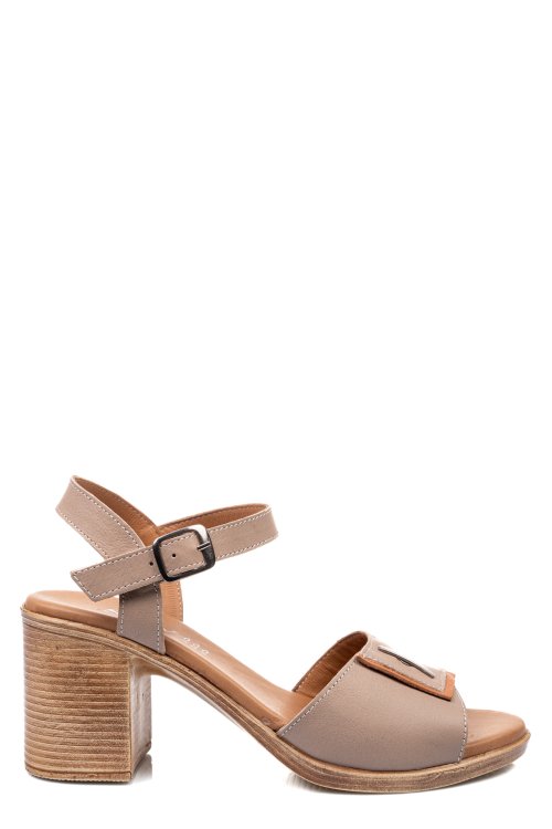 Sandale bej piele naturala 0s7756