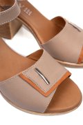 SANDALE BEJ PIELE NATURALA 0S7756