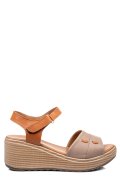 SANDALE MARO BEJ PIELE NATURALA 1S7757