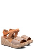 SANDALE MARO BEJ PIELE NATURALA 1S7757