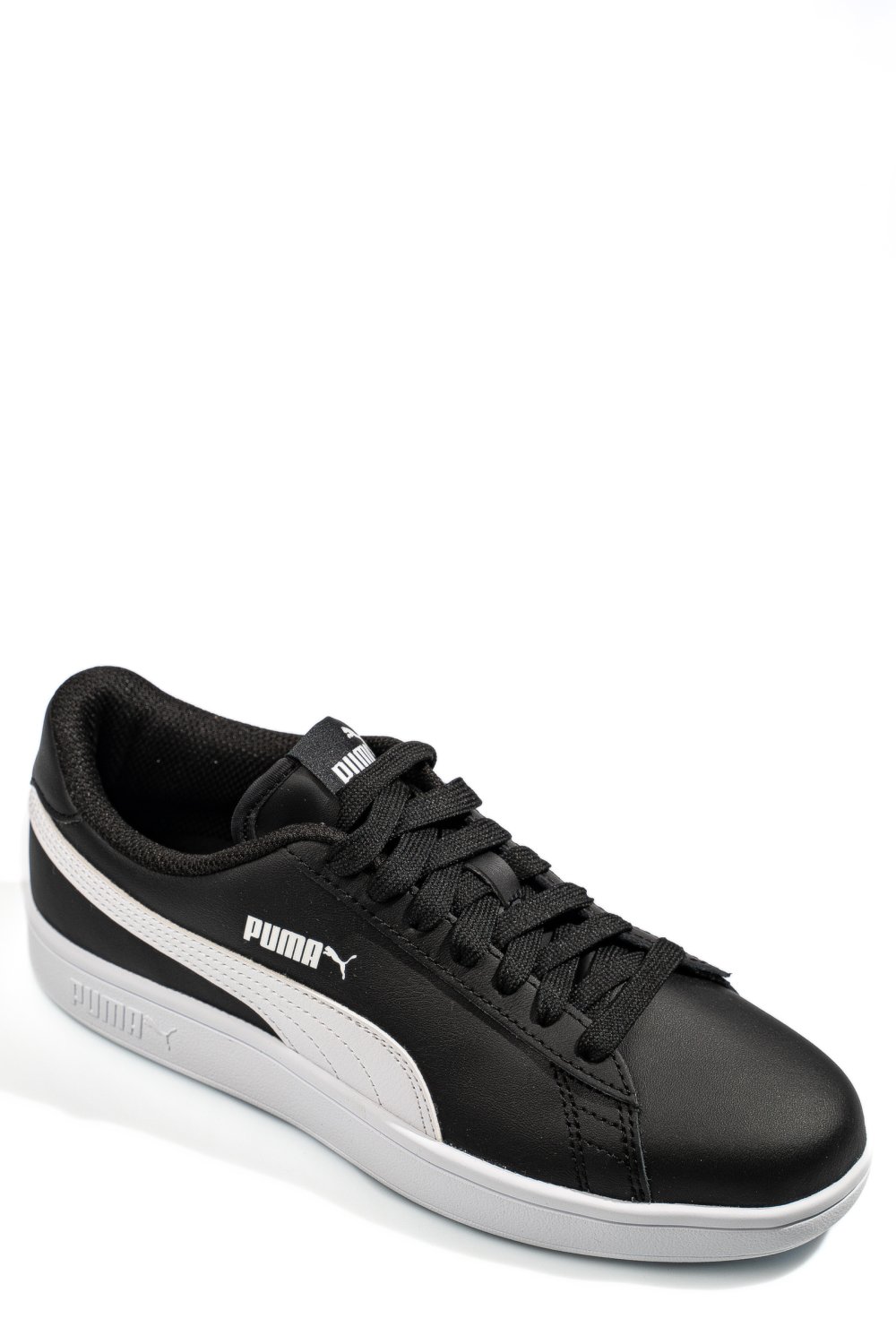 PUMA, PANTOFI SPORT NEGRU ALB SMASH V2