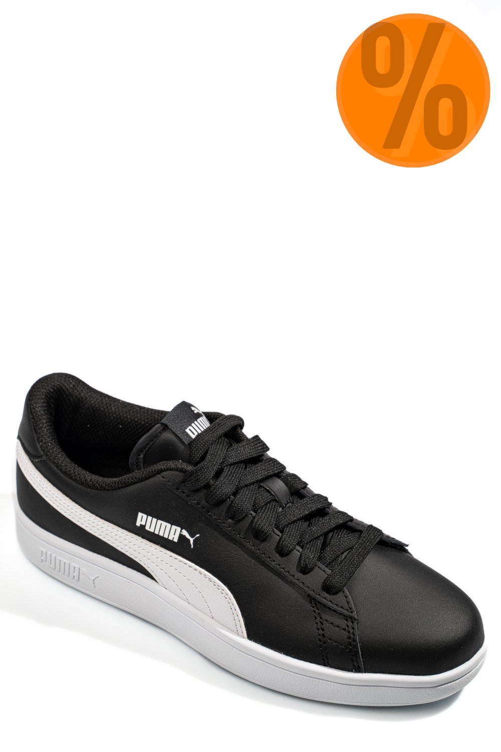PUMA, PANTOFI SPORT NEGRU ALB SMASH V2