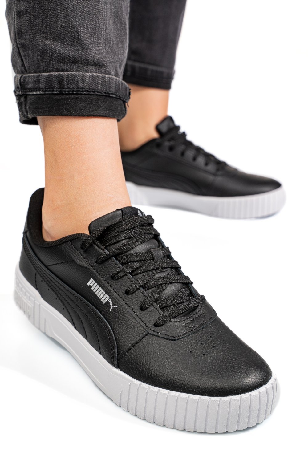 PUMA, PANTOFI SPORT BLACK CARINA