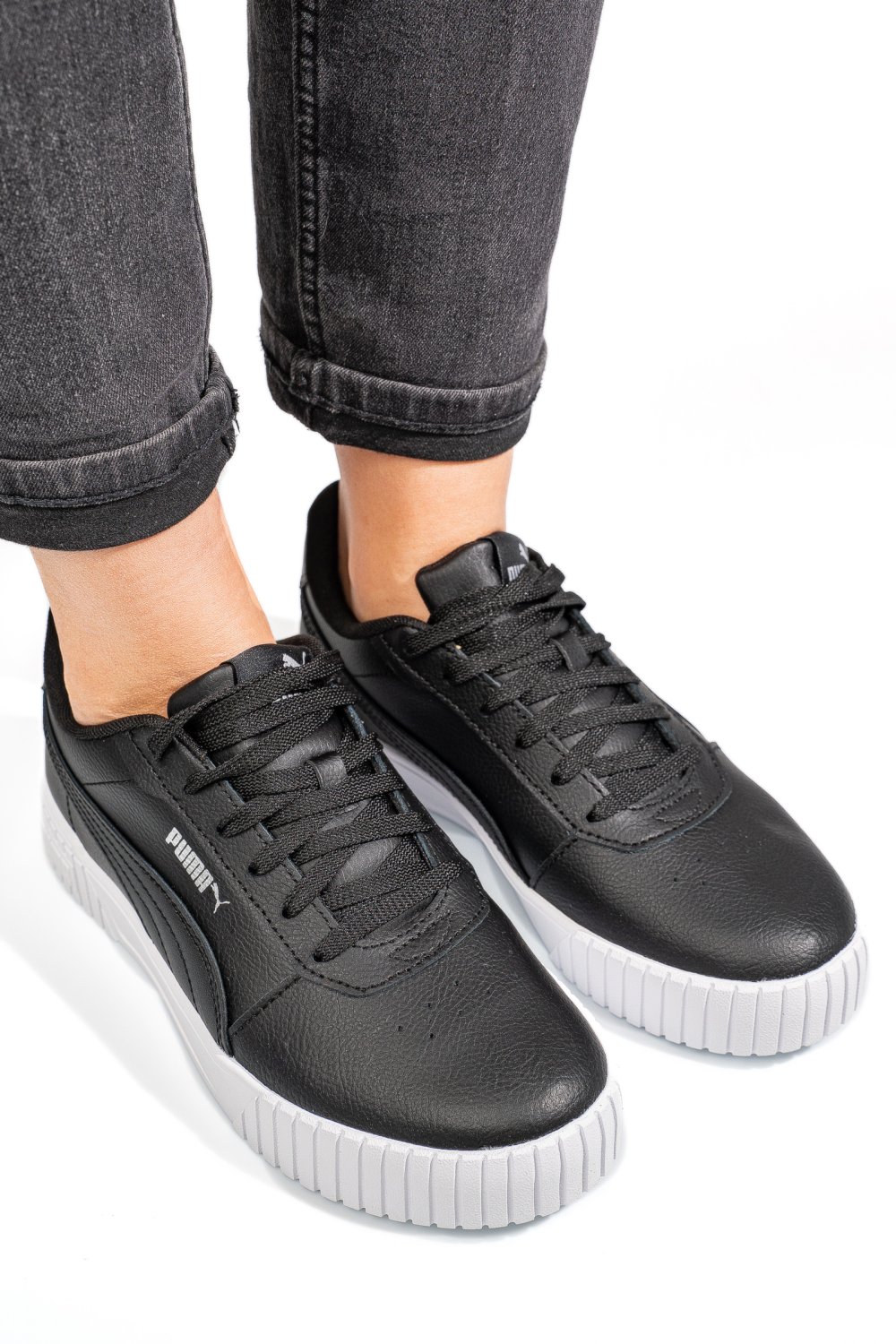 PUMA, PANTOFI SPORT BLACK CARINA
