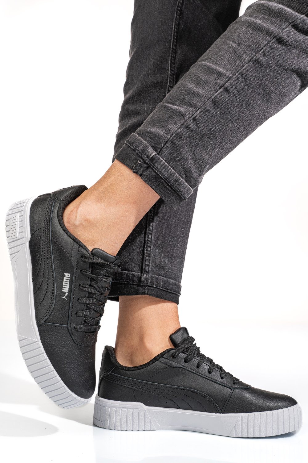 PUMA, PANTOFI SPORT BLACK CARINA