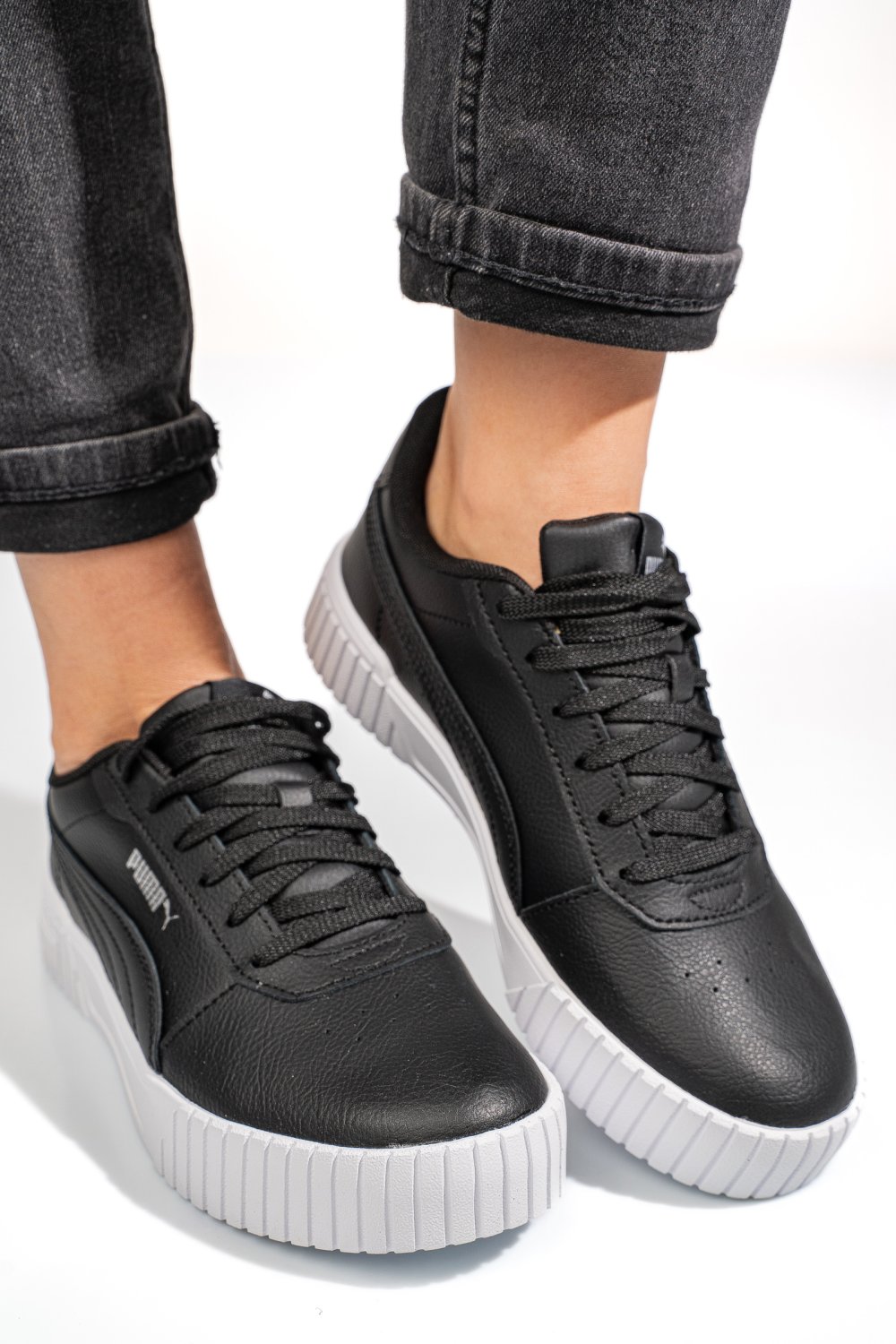 PUMA, PANTOFI SPORT BLACK CARINA