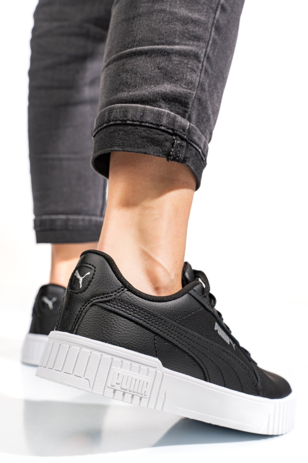 PUMA, PANTOFI SPORT BLACK CARINA