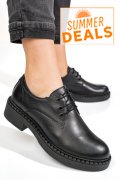 PANTOFI NEGRI PIELE NATURALA 3S7709NEV