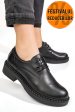 Pantofi negri piele naturala 3s7709nev