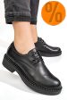 Pantofi negri piele naturala 3s7709nev