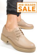 PANTOFI BEJ PIELE NATURALA 3S7709NEV