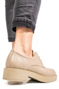 PANTOFI BEJ PIELE NATURALA 3S7709NEV