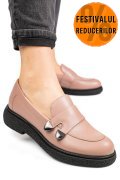 MOCASINI DAMA PIELE NATURALA NUDE 4S7710