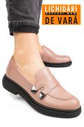 MOCASINI DAMA PIELE NATURALA NUDE 4S7710