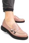 MOCASINI DAMA PIELE NATURALA NUDE 4S7710