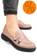 Mocasini dama piele naturala nude 4s7710