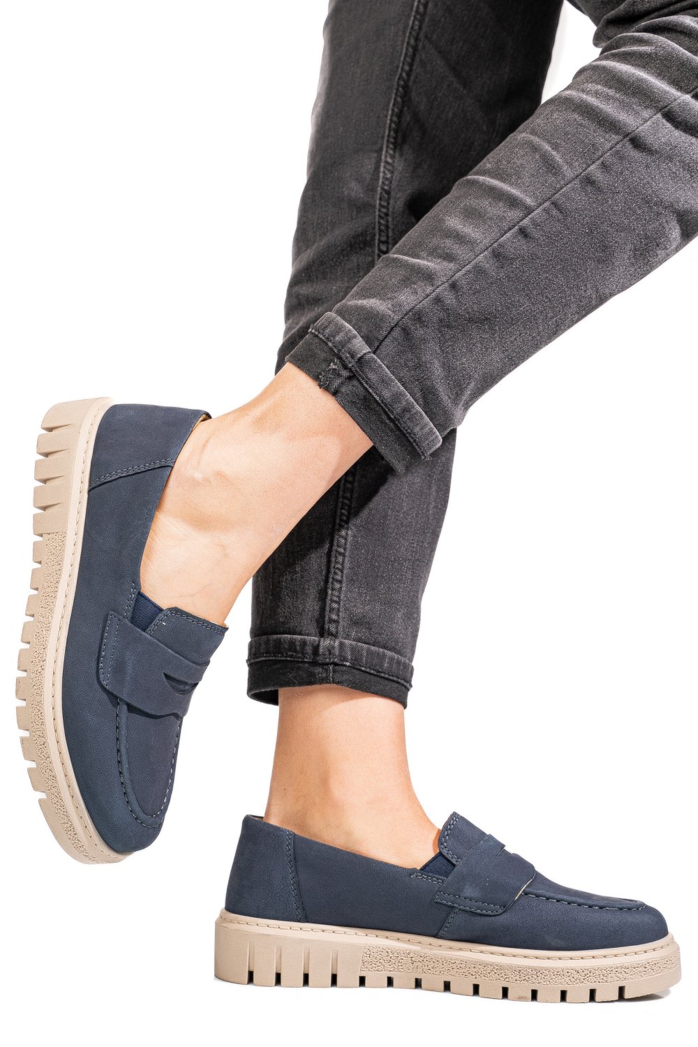 MOCASI BLEUMARIN PIELE NATURALA 2KK1041901