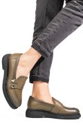 MOCASINI DAMA PIELE NATURALA VERZI 4S7710