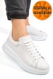 Pantofi sport albi piele naturala 4s77421