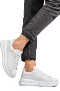 PANTOFI SPORT ALBI PIELE NATURALA 4S77421
