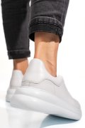 PANTOFI SPORT ALBI PIELE NATURALA 4S77421