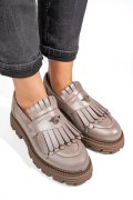 MOCASINI DAMA PIELE NATURALA GRI SIDEF 3S7795