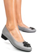 PANTOFI GRI INCHIS PIELE NATURALA 2S7756BR