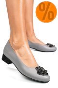 PANTOFI GRI INCHIS PIELE NATURALA 2S7756BR