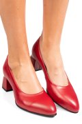 PANTOFI ROSII PIELE NATURALA 5S77025