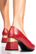 PANTOFI ROSII PIELE NATURALA 5S77025
