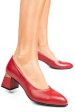 Pantofi rosii piele naturala 5s77025