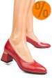 Pantofi rosii piele naturala 5s77025