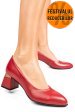 Pantofi rosii piele naturala 5s77025
