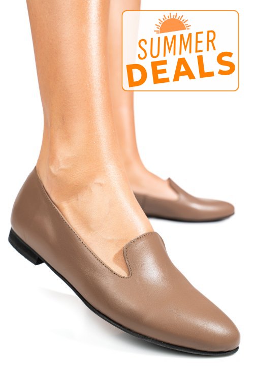 Balerini gri inchis piele naturala 4s7765