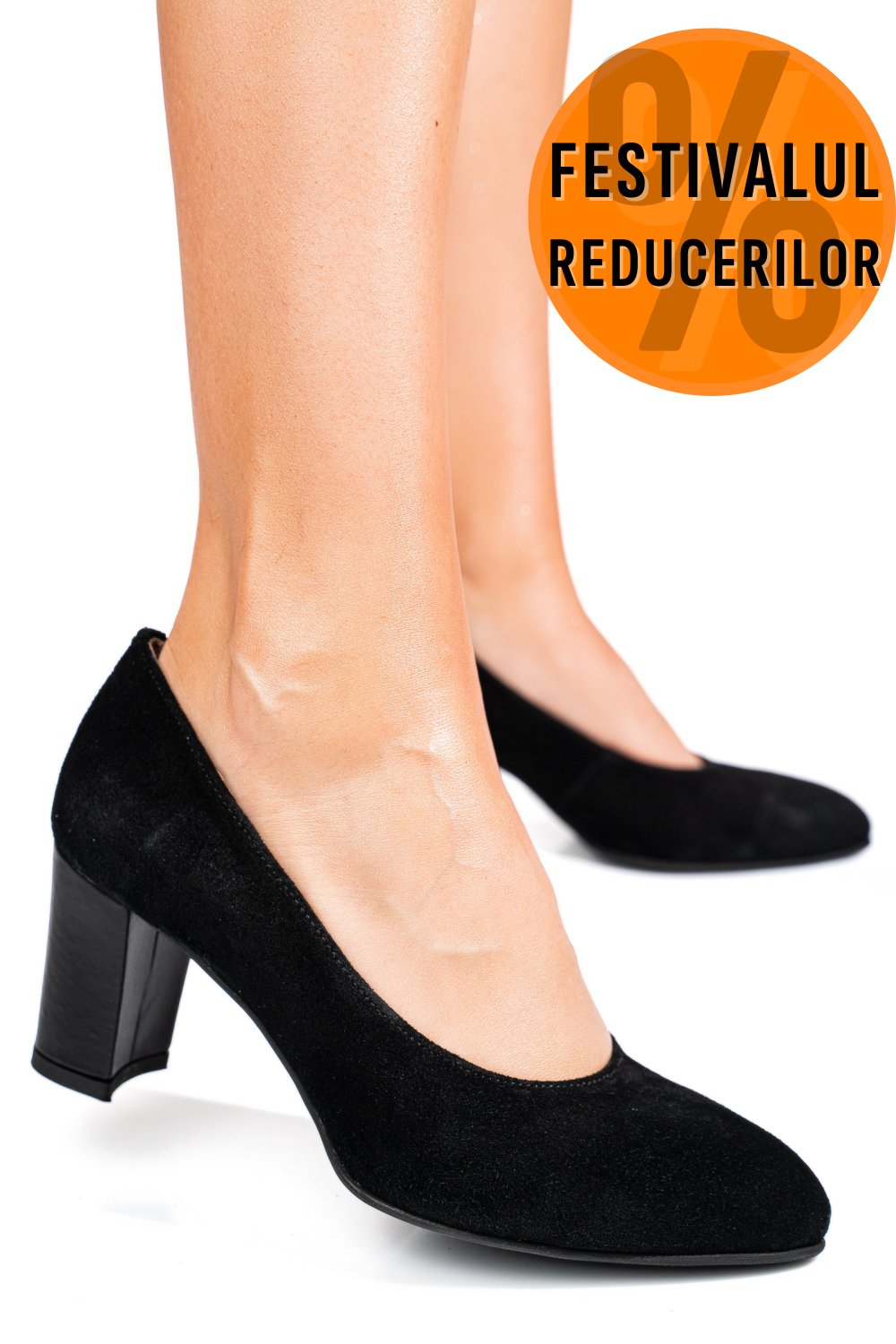 PANTOFI NEGRI PIELE NATURALA INTOARSA 1S77607