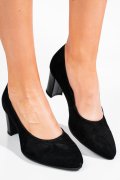 PANTOFI NEGRI PIELE NATURALA INTOARSA 1S77607