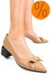 Pantofi maro deschis piele naturala 5s77463