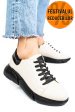Pantofi sport bej talpa neagra piele naturala 3s77011b