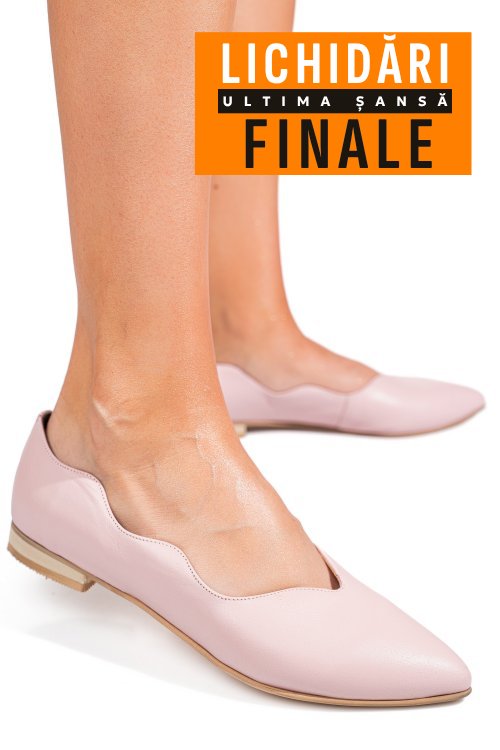 Balerini roz piele naturala 3s7718-ii