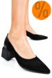 Pantofi negri piele naturala intoarsa 5s77461