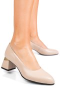 PANTOFI ROZ PIELE NATURALA 5S77025