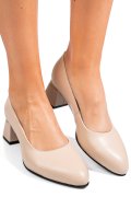 PANTOFI ROZ PIELE NATURALA 5S77025
