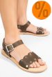 Sandale verzi piele naturala dark gilda