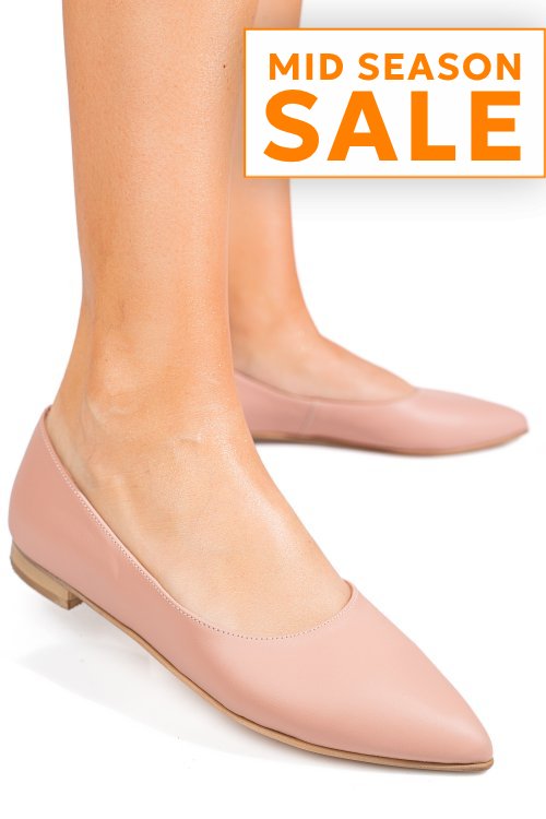 Balerini nude piele naturala 3s7707