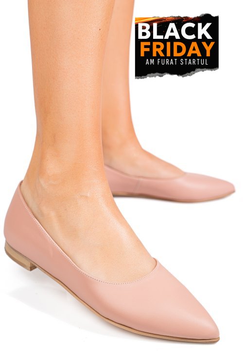 Balerini nude piele naturala 3s7707