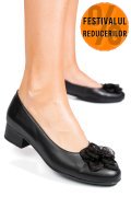 PANTOFI NEGRI PIELE NATURALA 2S7756BR-II